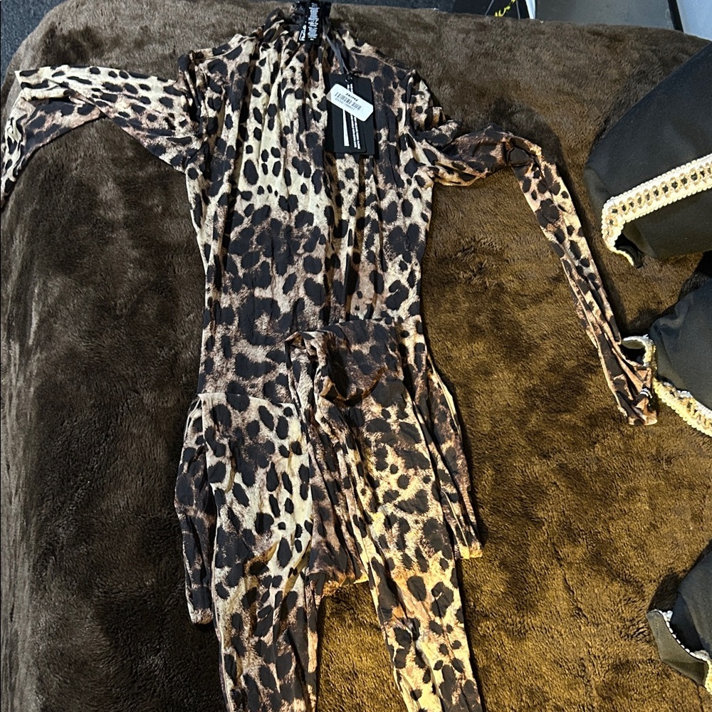 Dolce & Gabbana Leopard Print Jumpsuit